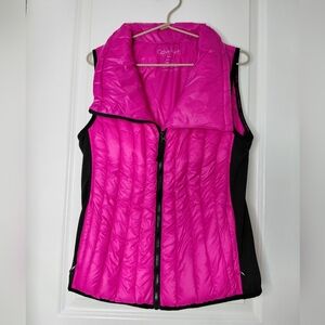 Calvin Klein Women's Fuchsia Puffer Vest
